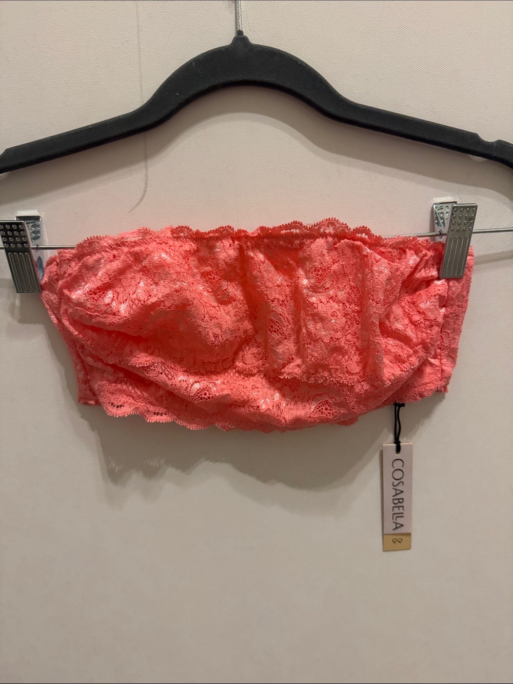 Cosabella Coral Lace Strapless Bandeau